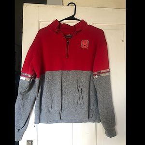 NC State Wolfpack half zip pull over